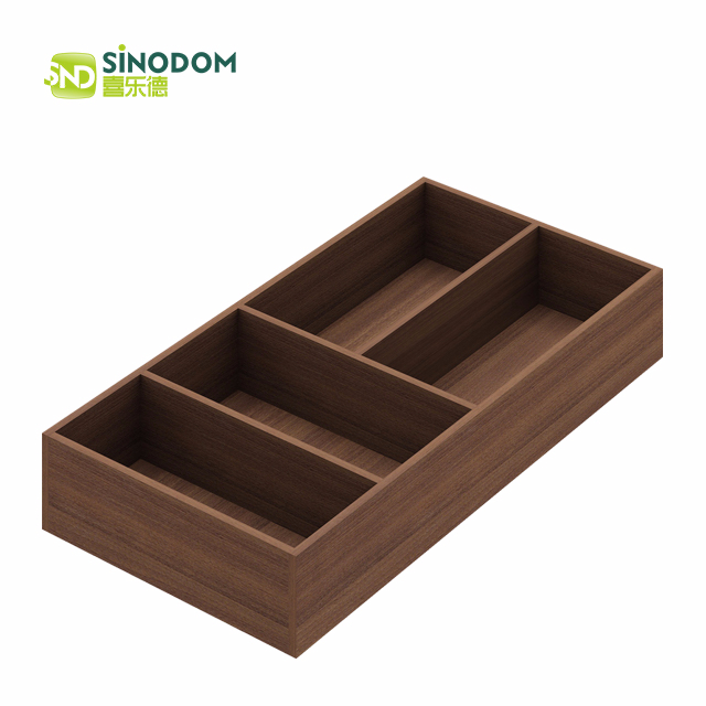 Edgar-Solid Wood Partition Box-Walnut