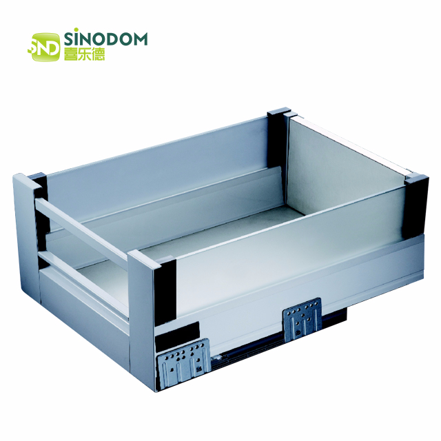 FB Type Slim drawer（glass drawer side）（inner drawer with front rail）（225mm）