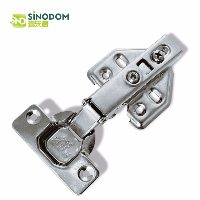 Clip on 35mm hinge cup fixed hydraulic hinge（Stainless steel）